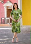 Valentine By Kadlee Rayon Flex Printed Designer Kurtis 
